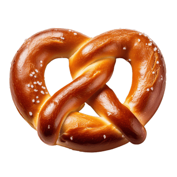 Pretzel on a transparent background png