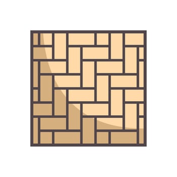 Parquet floor showing herringbone pattern for home interior design vector