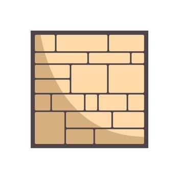 Brick wall forming a seamless tileable texture, perfect for backgrounds and decoration vector