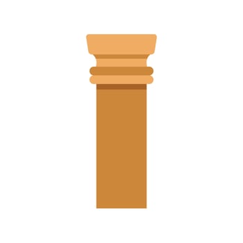 Architectural column standing tall, symbol of strength and support vector