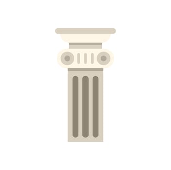 Ancient greek column icon illustration vector