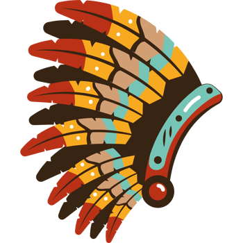 indigenous headdress decorative feathers png