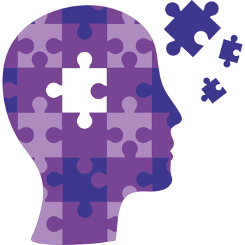 alzheimer day brain and purple puzzles png