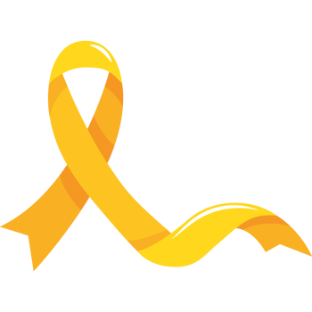 sarcoma bone cancer yellow ribbon png