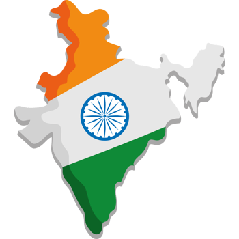 india map and flag independence day png