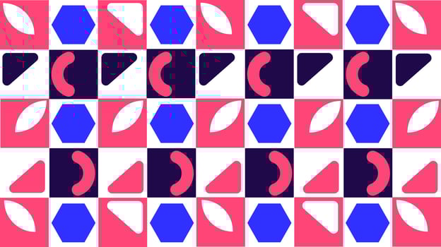 mosaic style background vector