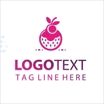 Dessert Melt Logo Design vector