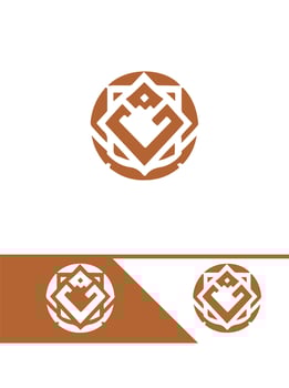 Diamond Glow Logo Design vector