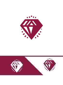 Celestial Gem diamond logo vector