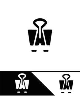 Link Up Paper Clips Logo vector