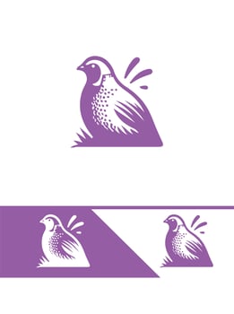 Feathered Winds Quail logo vector