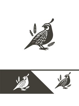 Quail Spring logo vector
