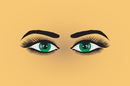 Vision design. Eye design. Look design. vector