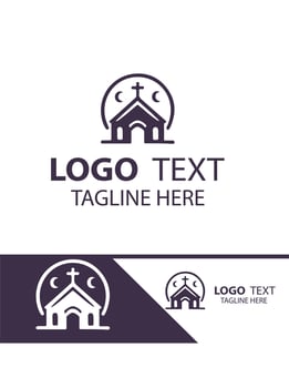 House of Praise Ministries church logo vector