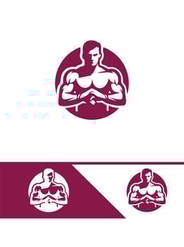 The Iron Punch Boxing Logo vector
