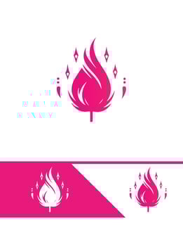 Enchanted Blossom Rose Logo vector