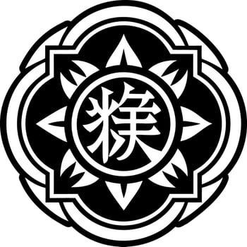 A filled style icon of compassion symbol vector