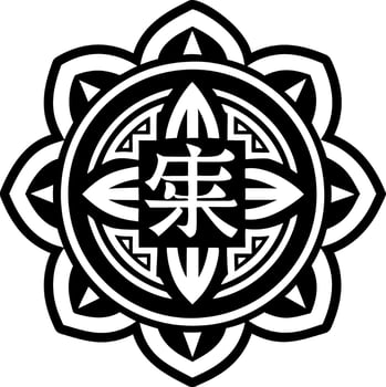 A solid style icon of magic symbol vector