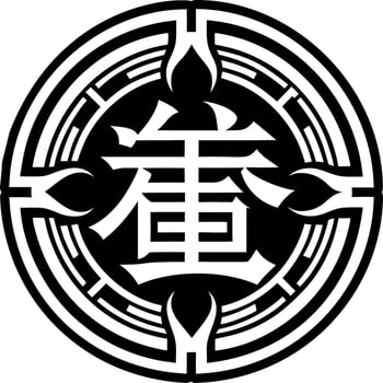 A filled style icon of strength symbol vector