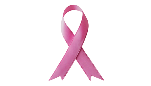 A pink breast cancer awareness ribbon png
