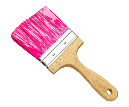 Pink Paint Brush png