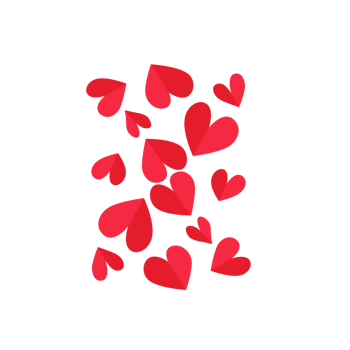 Hearts United in Pure Love png
