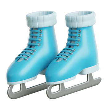 3d Ice Skate png