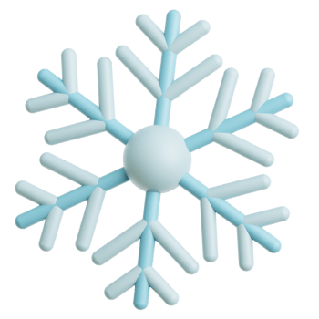 Snowflake 3d Illustration png
