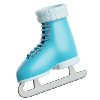 3d Ice Skate Illustration png