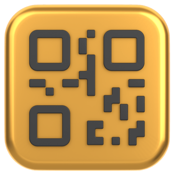3d icon of a barcode sign 2 png