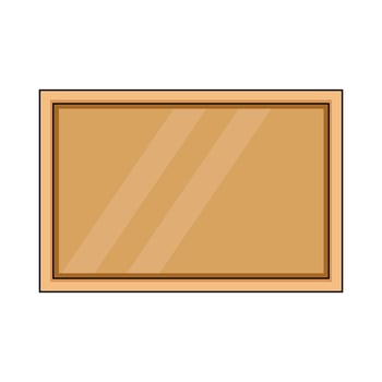 illustration of Bulletin Board vector