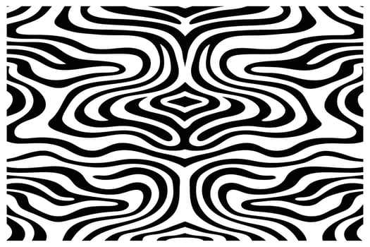 Minimalist Abstract Wavy Pattern in Neutral Tones vector
