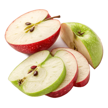 A hyper-realistic red apple with a smooth, showcasing natural highlights png