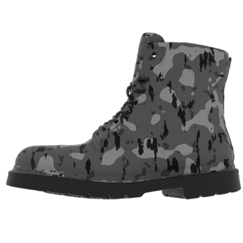 Camouflage boots with transparent background png