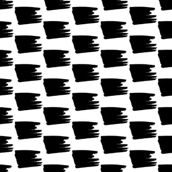 Seamless pattern with hand drawn scribble smear on white background. Abstract grunge texture. illustration vector