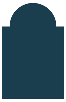 The Circle with Rectangle Blue Oriental Style Islamic Frame Arches with Modern Boho for Door png