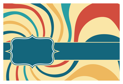 Old-School Retro Cover Layout png