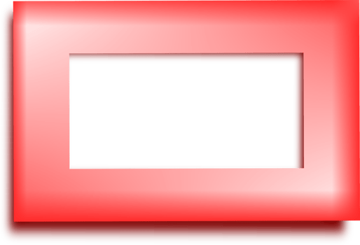 Blank border template, isolated frame clipart. png