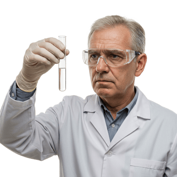 Laboratory experiment on chemical analysis research facility scientific photography controlled environment close-up innovation png