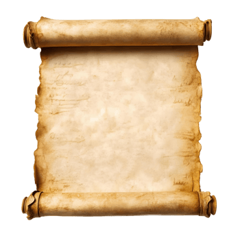 Historic Scroll Inscribed with Royal Decrees png