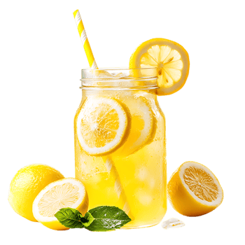PNG Refreshing Homemade Lemonade A Zesty Summer Drink Against Transparent Background