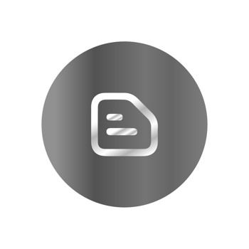 A silver icon with a white background png