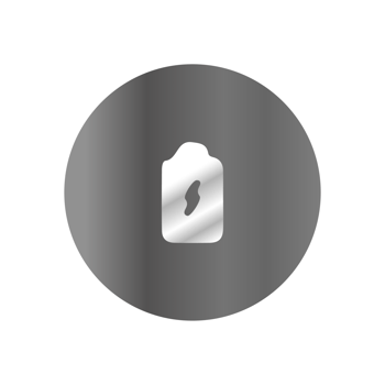 A battery icon on a black background png