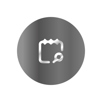 A black and white icon of a calendar png