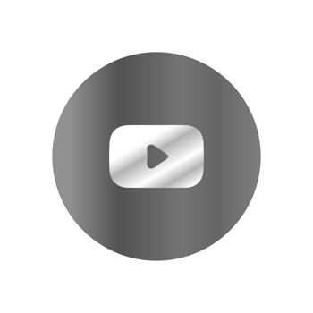 Youtube logo on a black background png