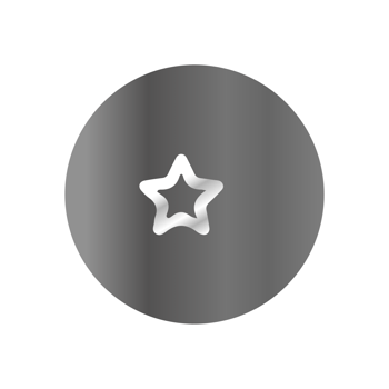 A star in a circle on a black background png