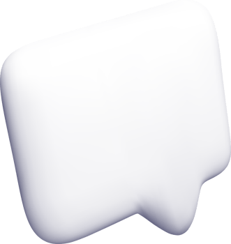 3D Blank White Speech Bubble Symbol png