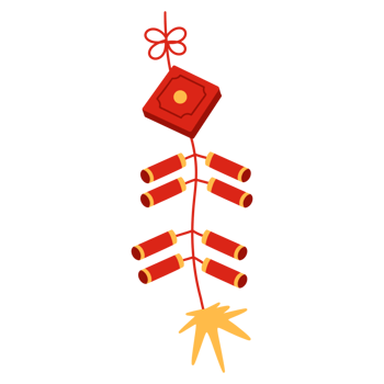 Chinese new year lanterns clip art png