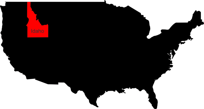 Idaho pin location png
