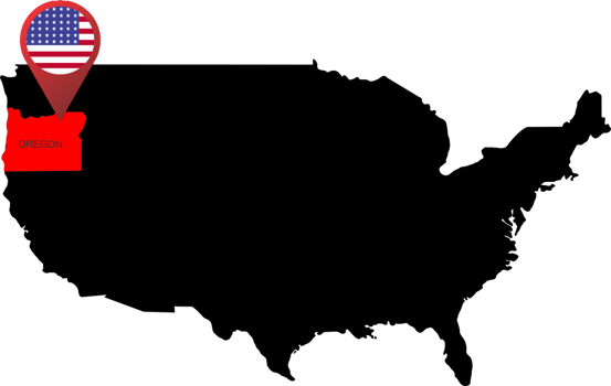 ORREGON pin location png
